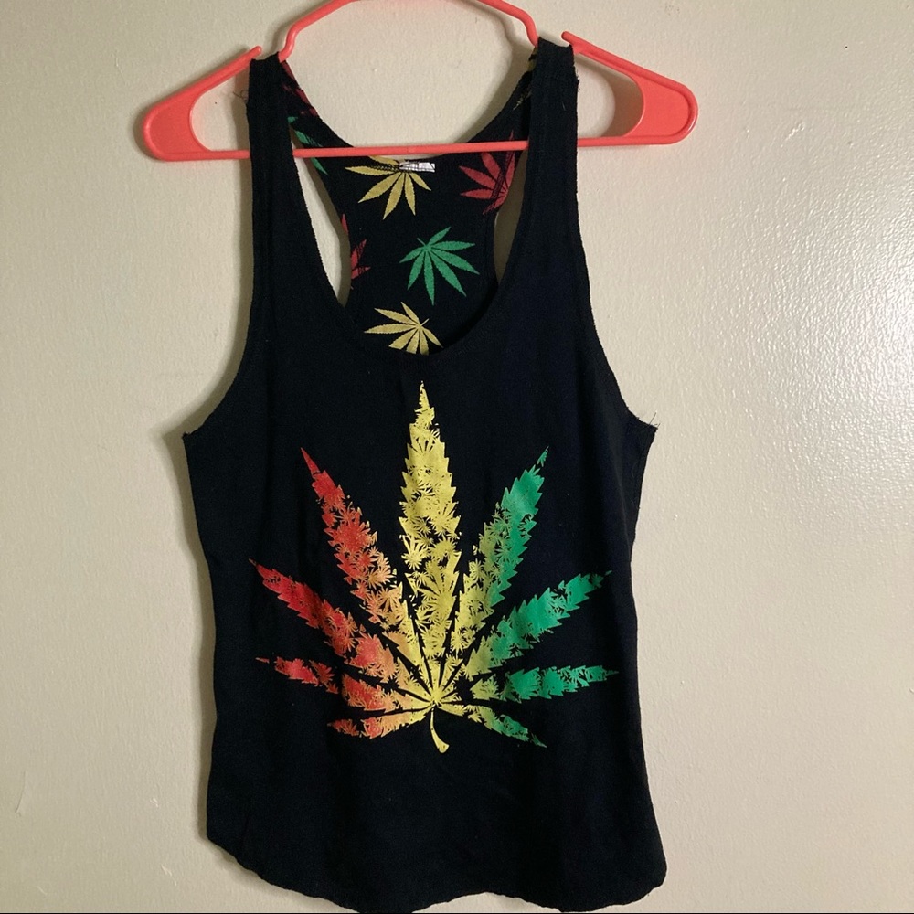 Spencer’s 420 tank top / reversible / size small